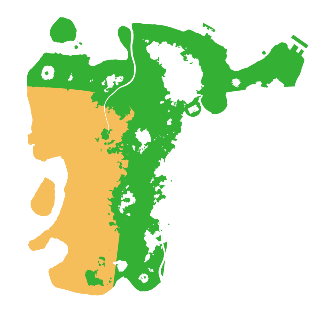 Biome Rust Map: Procedural Map, Size: 3500, Seed: 849237