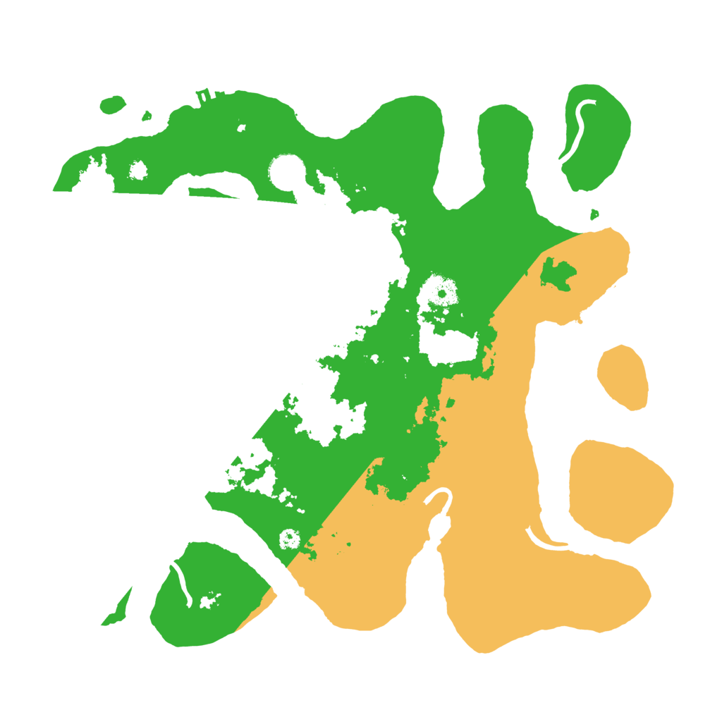 Biome Rust Map: Procedural Map, Size: 3500, Seed: 63379088