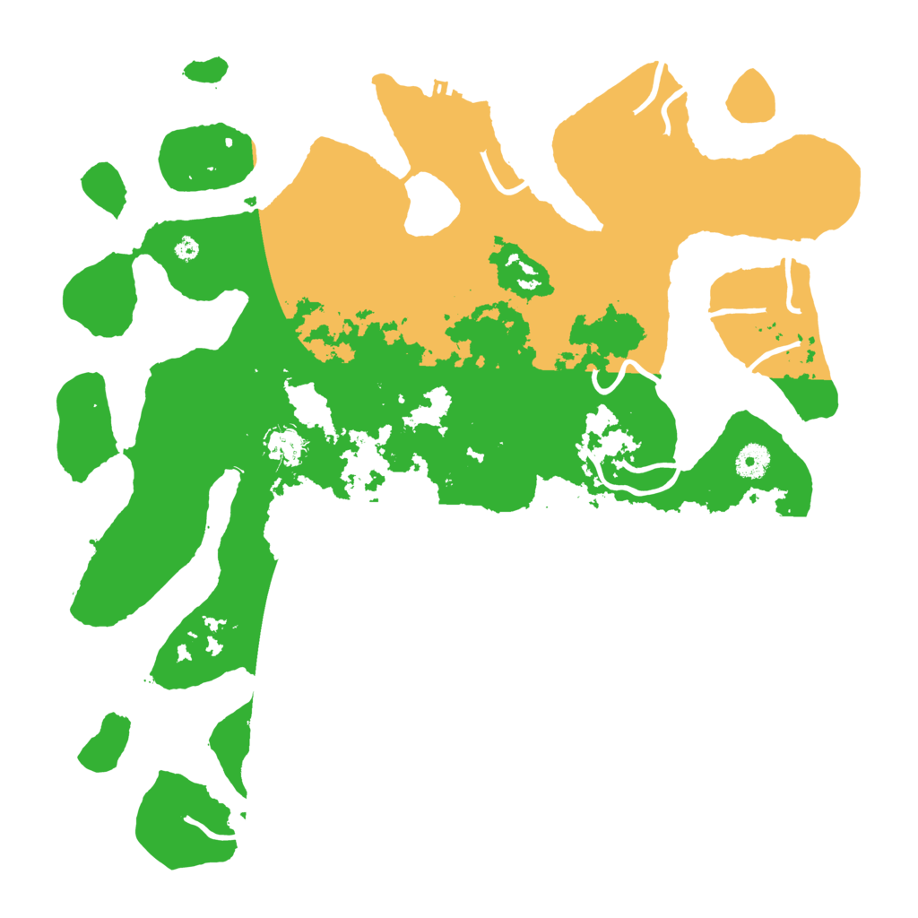 Biome Rust Map: Procedural Map, Size: 4000, Seed: 124975