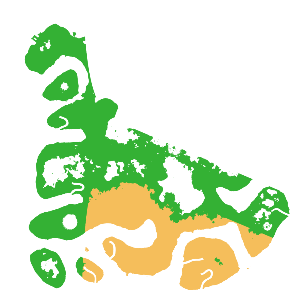 Biome Rust Map: Procedural Map, Size: 3700, Seed: 3440975