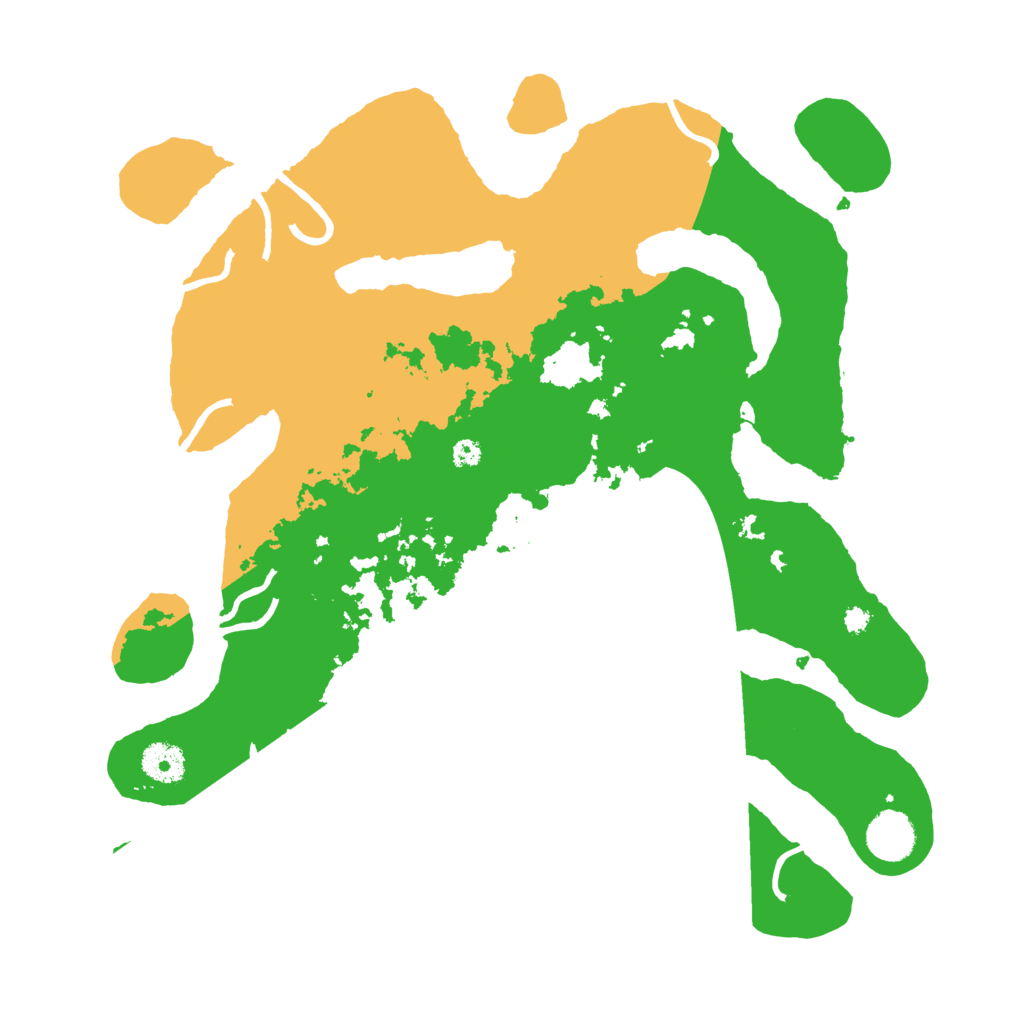 Biome Rust Map: Procedural Map, Size: 3700, Seed: 67105