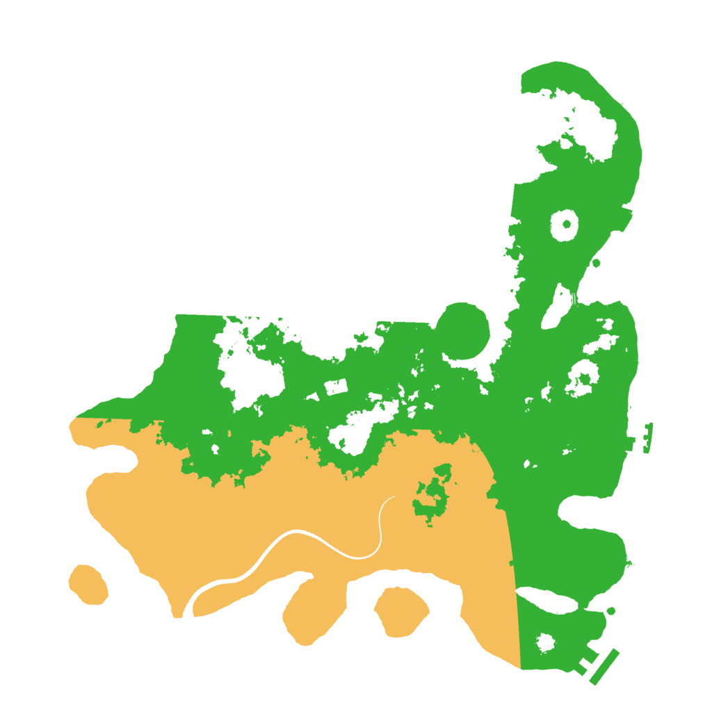 Biome Rust Map: Procedural Map, Size: 3500, Seed: 1554304