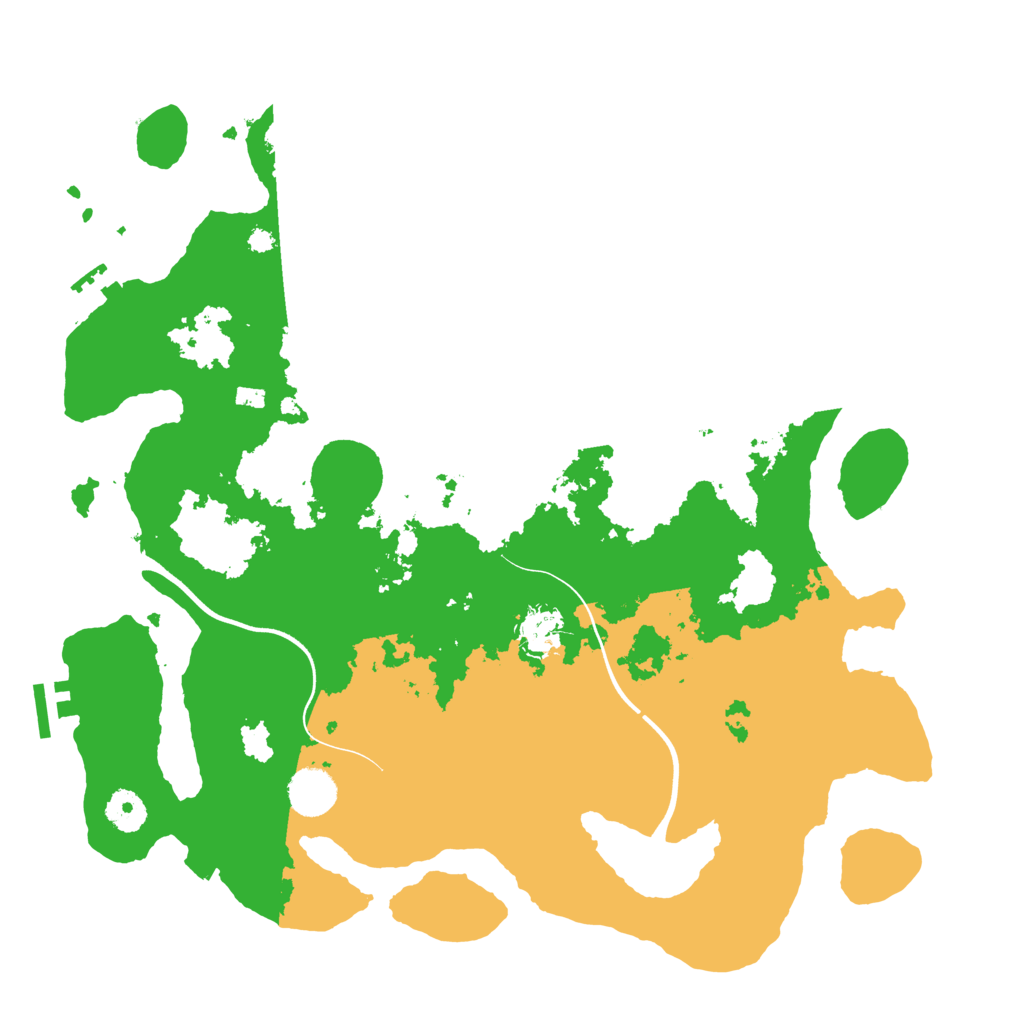 Biome Rust Map: Procedural Map, Size: 3800, Seed: 4838608