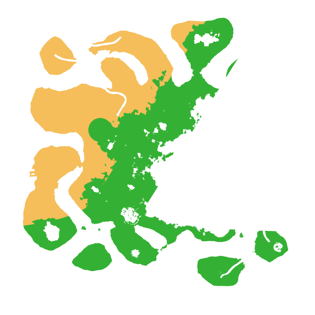 Biome Rust Map: Procedural Map, Size: 3500, Seed: 368727