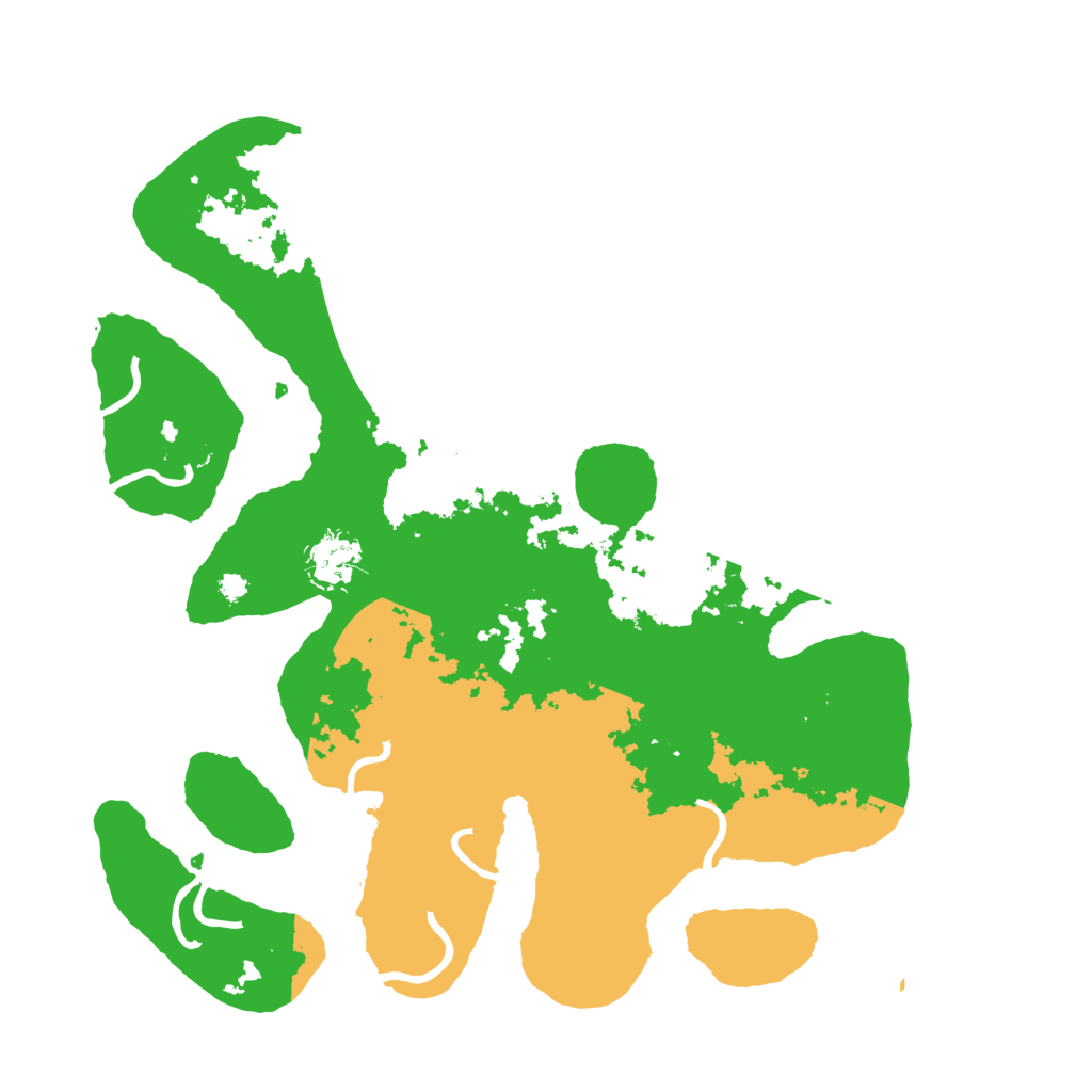 Biome Rust Map: Procedural Map, Size: 3550, Seed: 185877