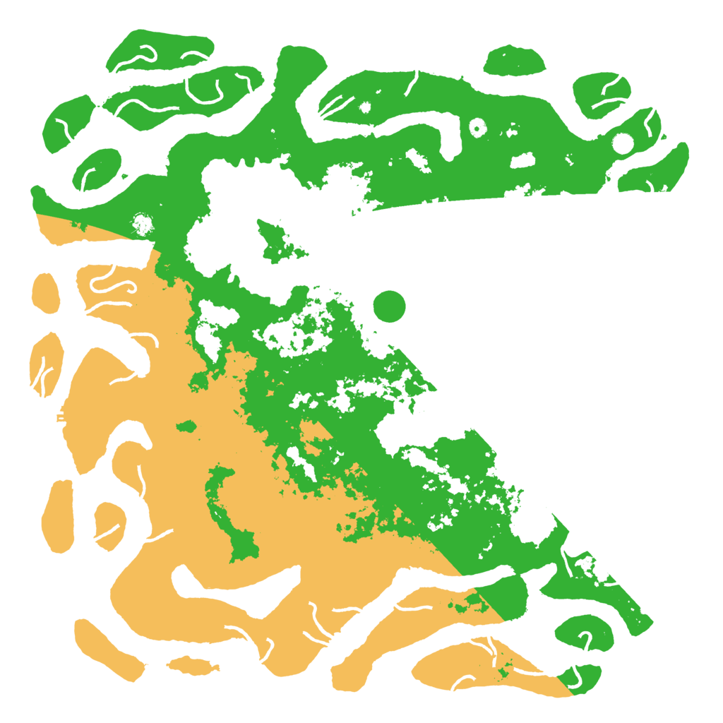 Biome Rust Map: Procedural Map, Size: 6000, Seed: 76561098