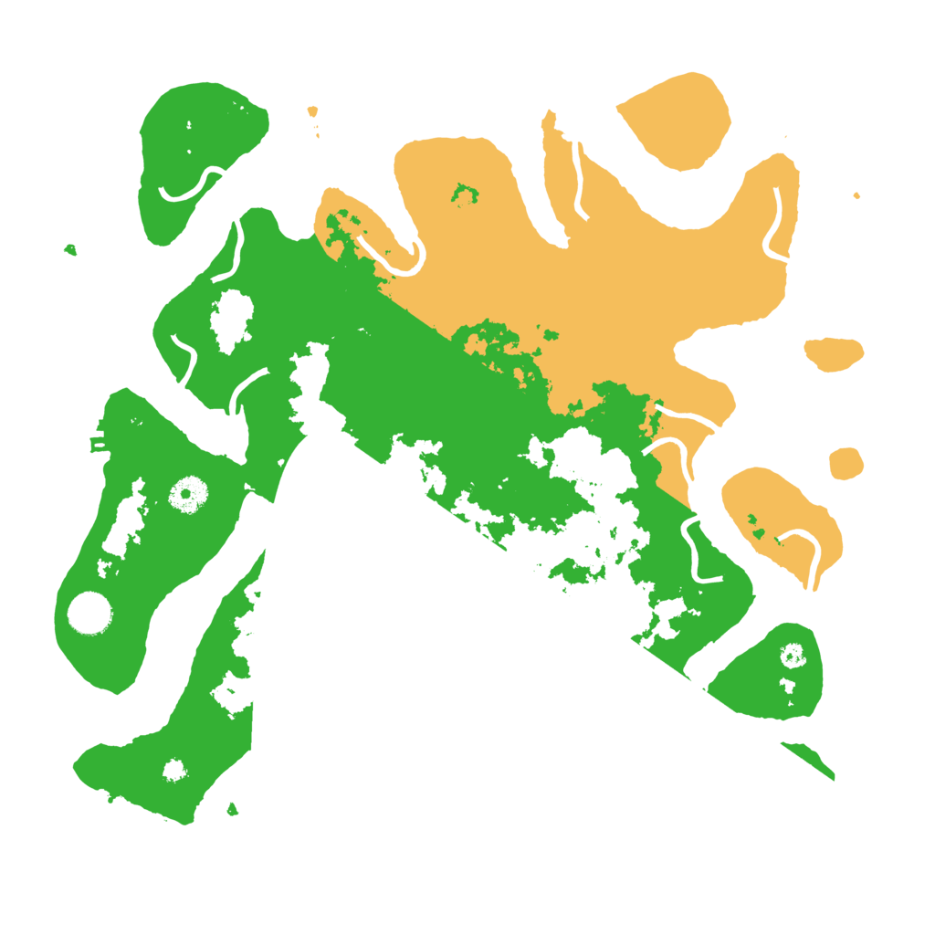 Biome Rust Map: Procedural Map, Size: 3800, Seed: 3308834