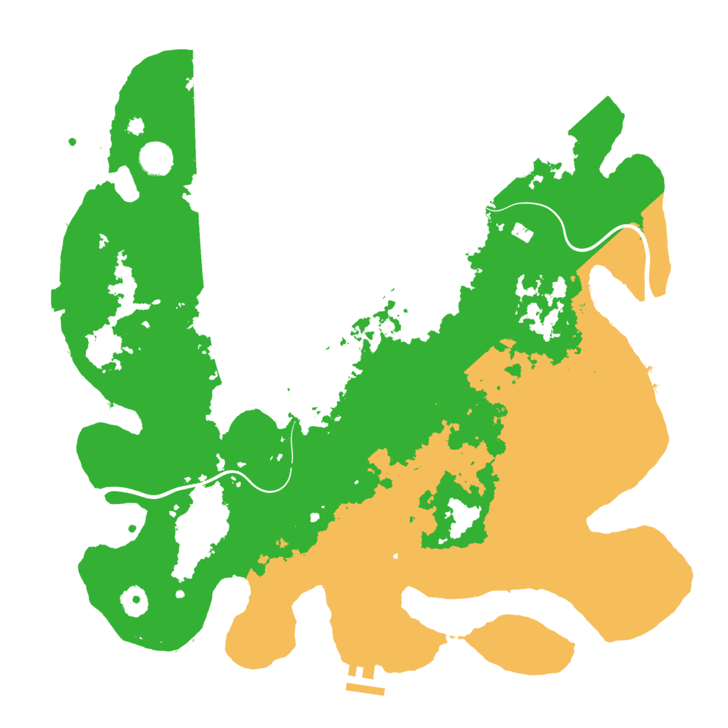 Biome Rust Map: Procedural Map, Size: 3800, Seed: 6285996