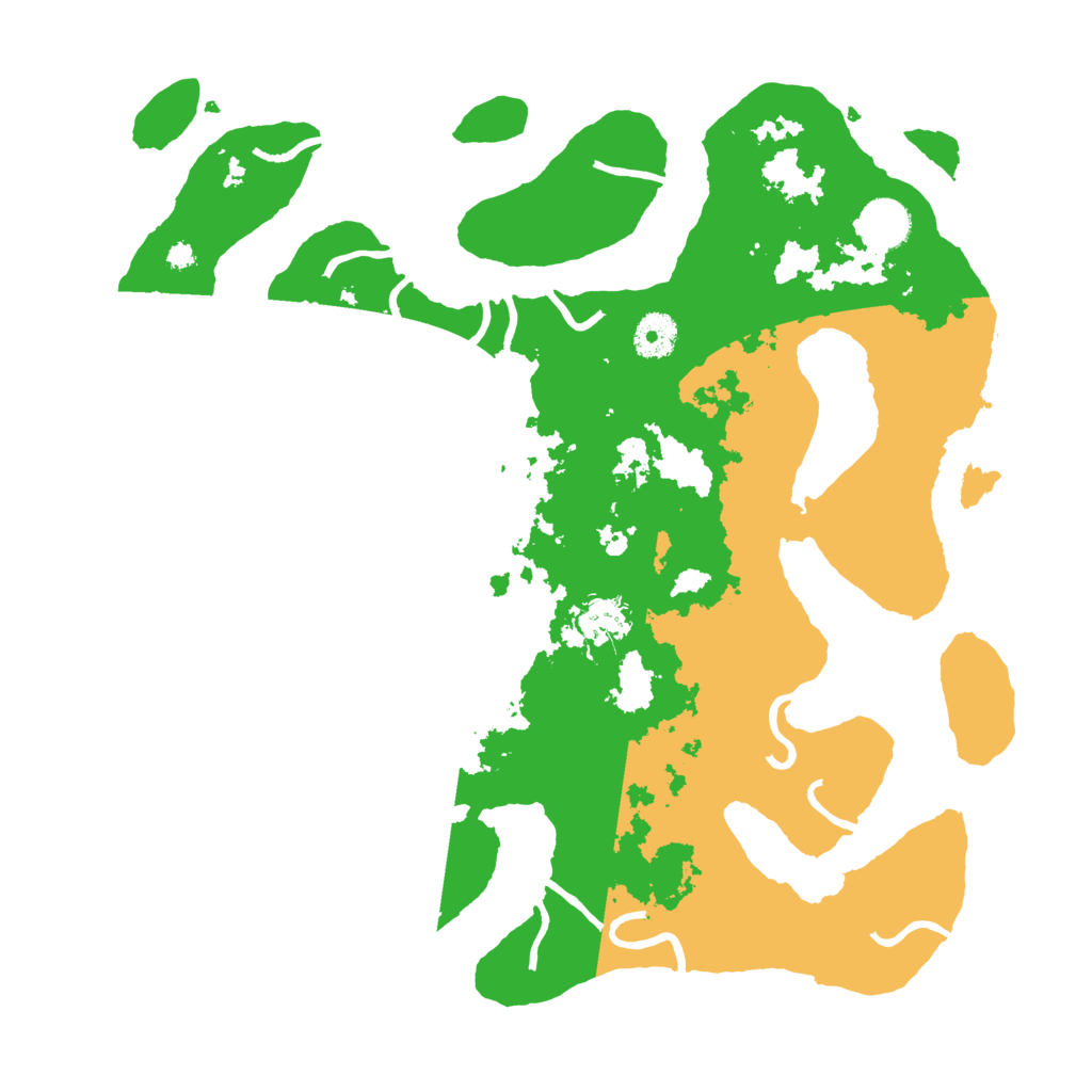 Biome Rust Map: Procedural Map, Size: 3700, Seed: 5770886