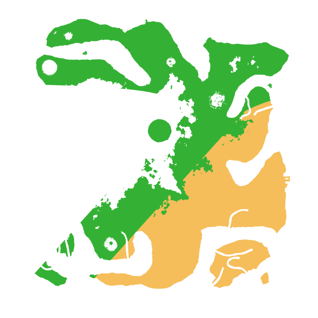 Biome Rust Map: Procedural Map, Size: 3700, Seed: 3189506