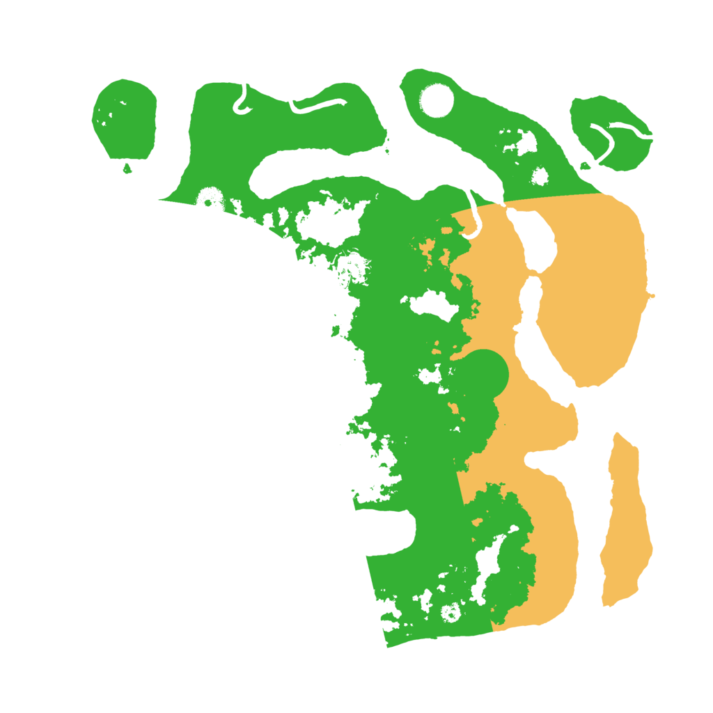 Biome Rust Map: Procedural Map, Size: 3700, Seed: 997193