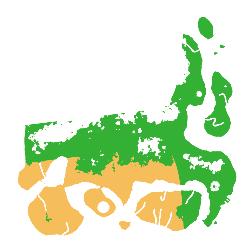 Biome Rust Map: Procedural Map, Size: 3800, Seed: 338772