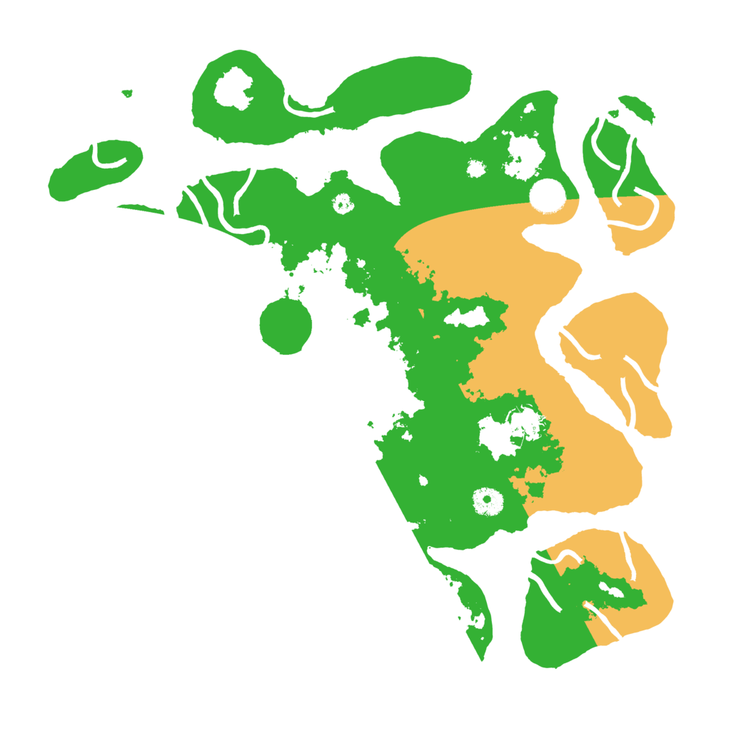 Biome Rust Map: Procedural Map, Size: 3700, Seed: 4372634