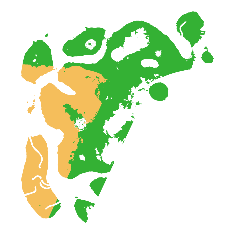 Biome Rust Map: Procedural Map, Size: 3500, Seed: 1440832