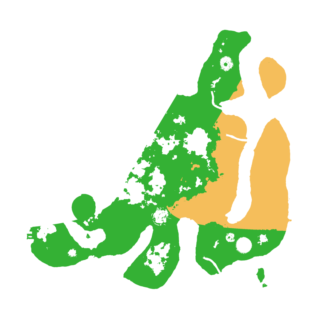 Biome Rust Map: Procedural Map, Size: 3500, Seed: 3701802