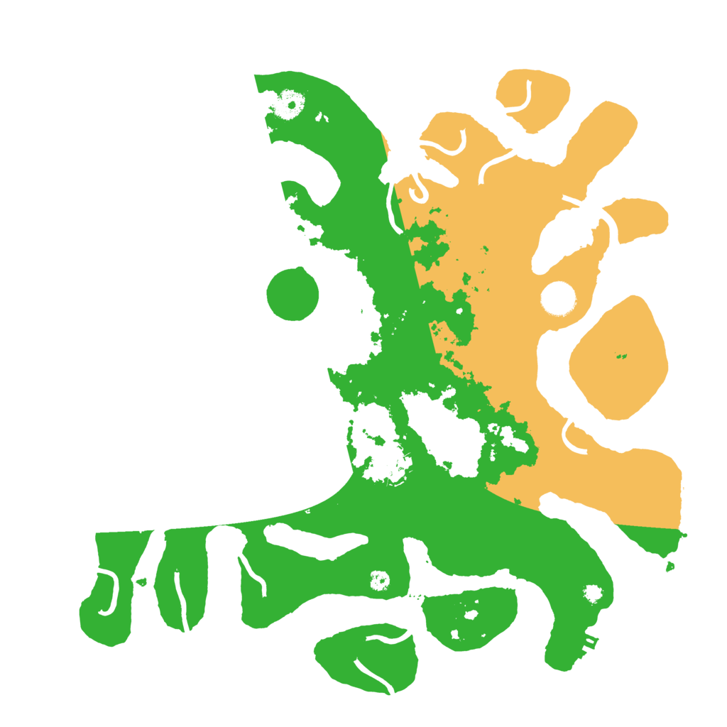 Biome Rust Map: Procedural Map, Size: 3700, Seed: 3042774