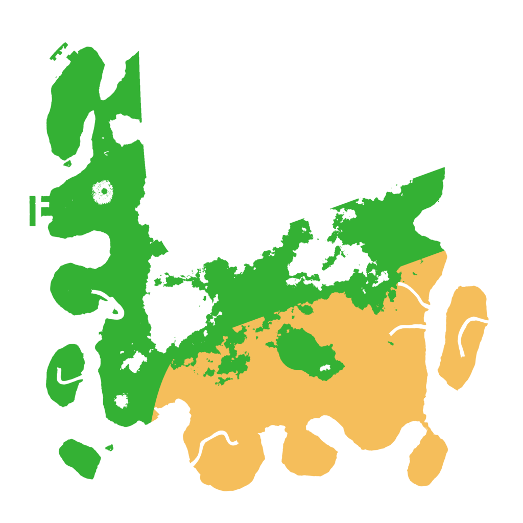 Biome Rust Map: Procedural Map, Size: 3500, Seed: 5371623