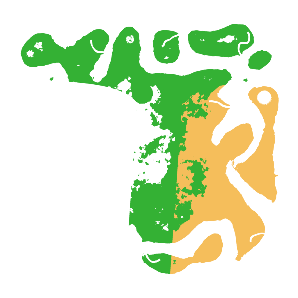 Biome Rust Map: Procedural Map, Size: 3800, Seed: 711533