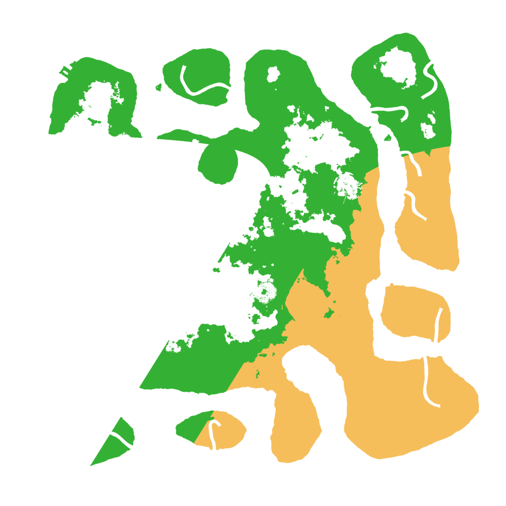 Biome Rust Map: Procedural Map, Size: 3550, Seed: 3069453
