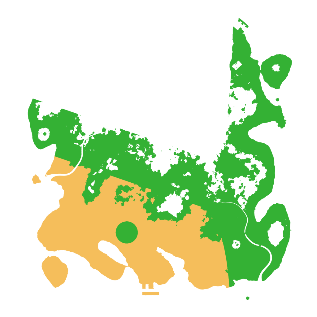 Biome Rust Map: Procedural Map, Size: 3800, Seed: 2361616