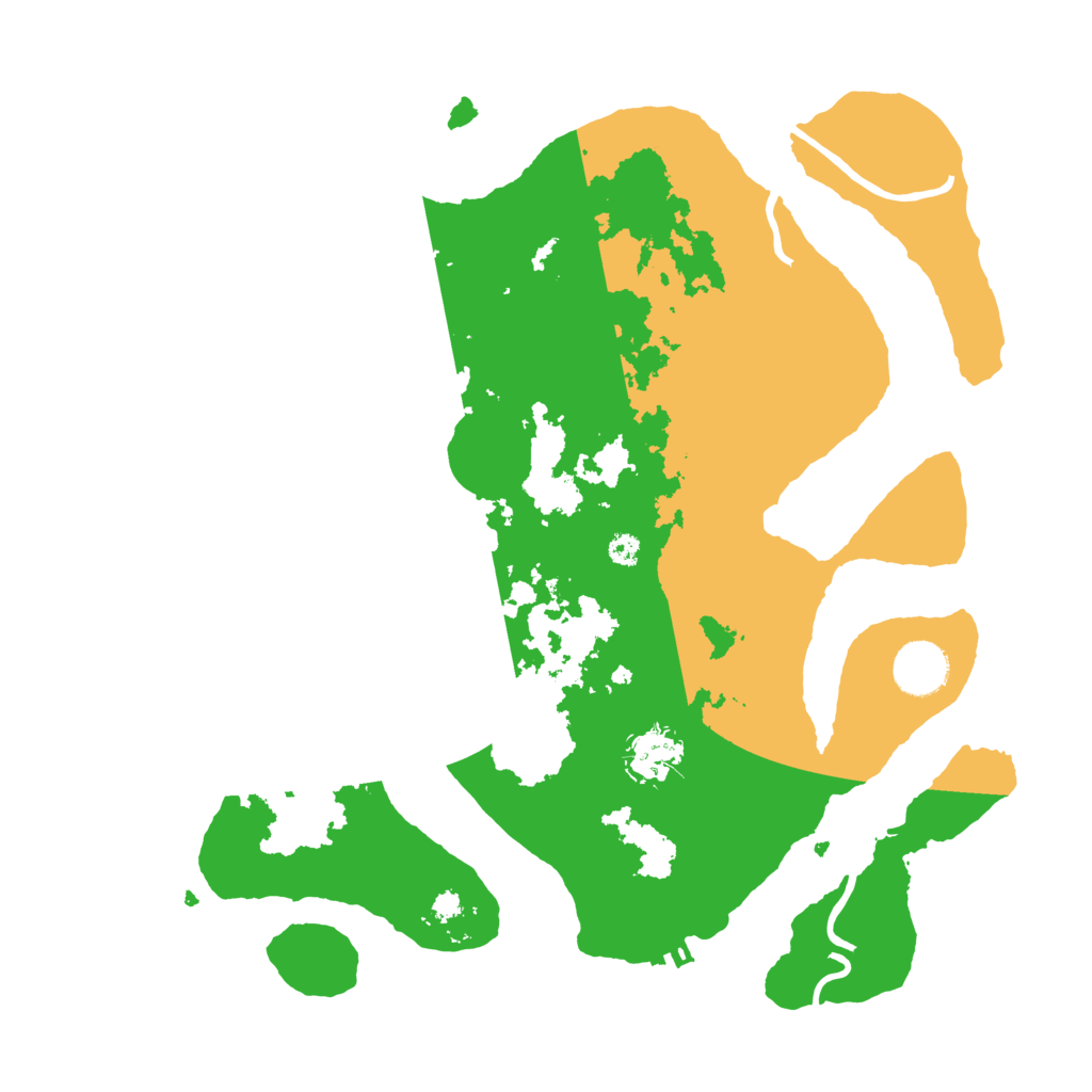 Biome Rust Map: Procedural Map, Size: 3500, Seed: 4429016