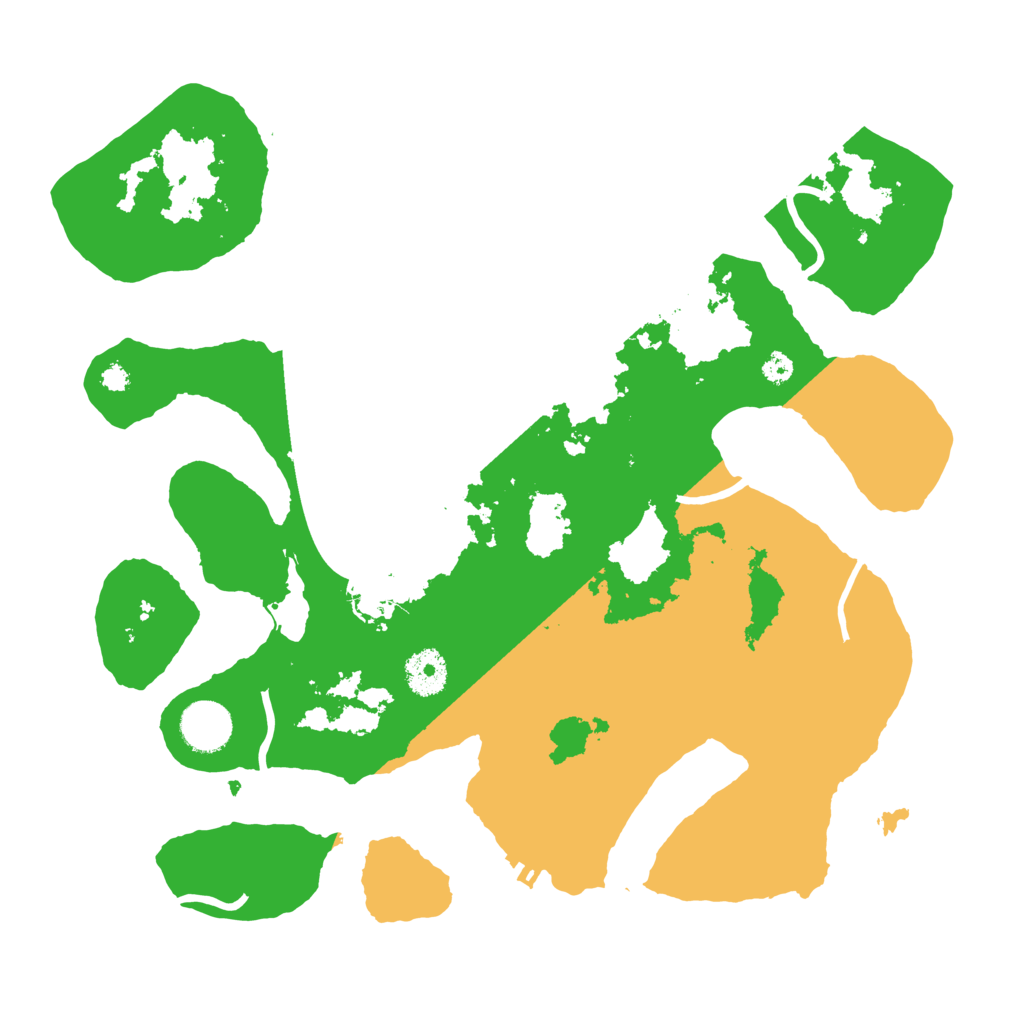 Biome Rust Map: Procedural Map, Size: 3500, Seed: 2816733