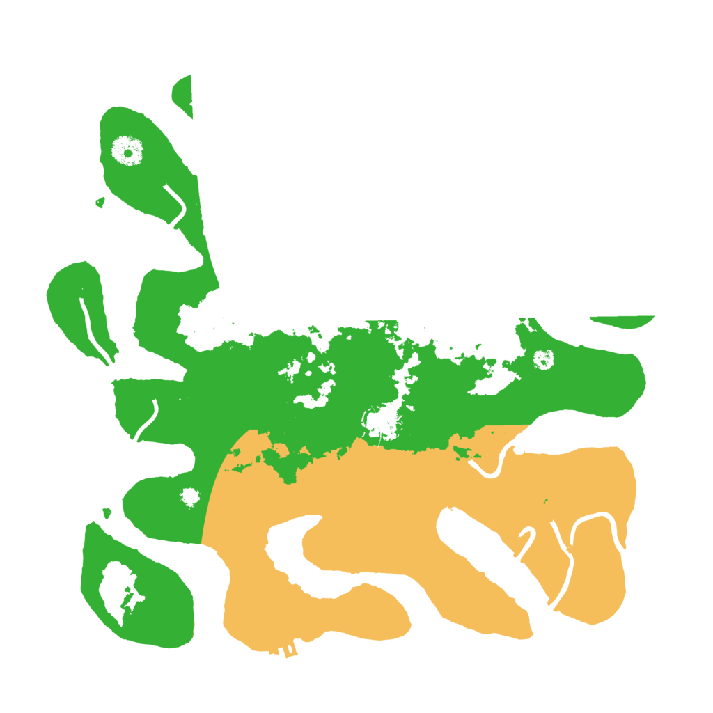 Biome Rust Map: Procedural Map, Size: 3500, Seed: 768546