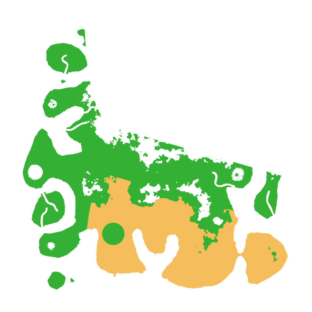 Biome Rust Map: Procedural Map, Size: 3700, Seed: 3760016