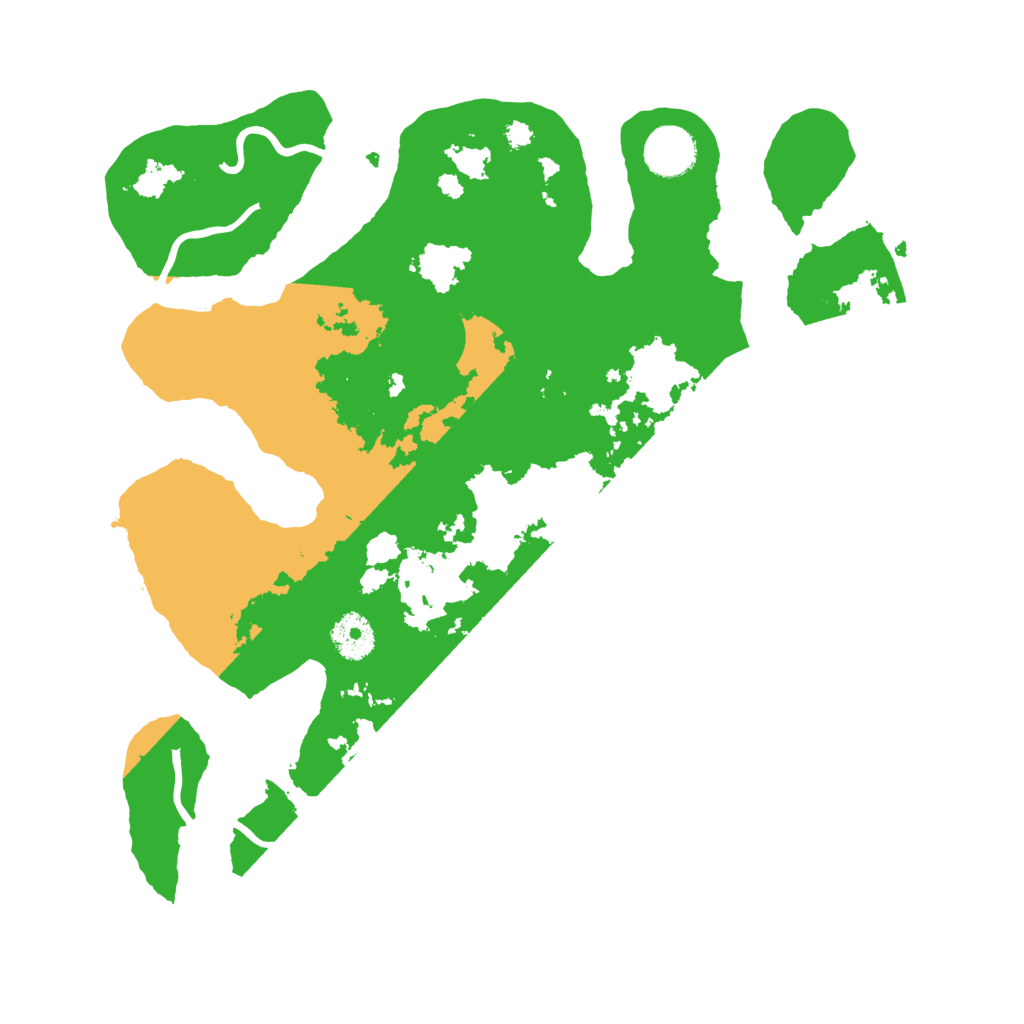 Biome Rust Map: Procedural Map, Size: 3500, Seed: 4817444