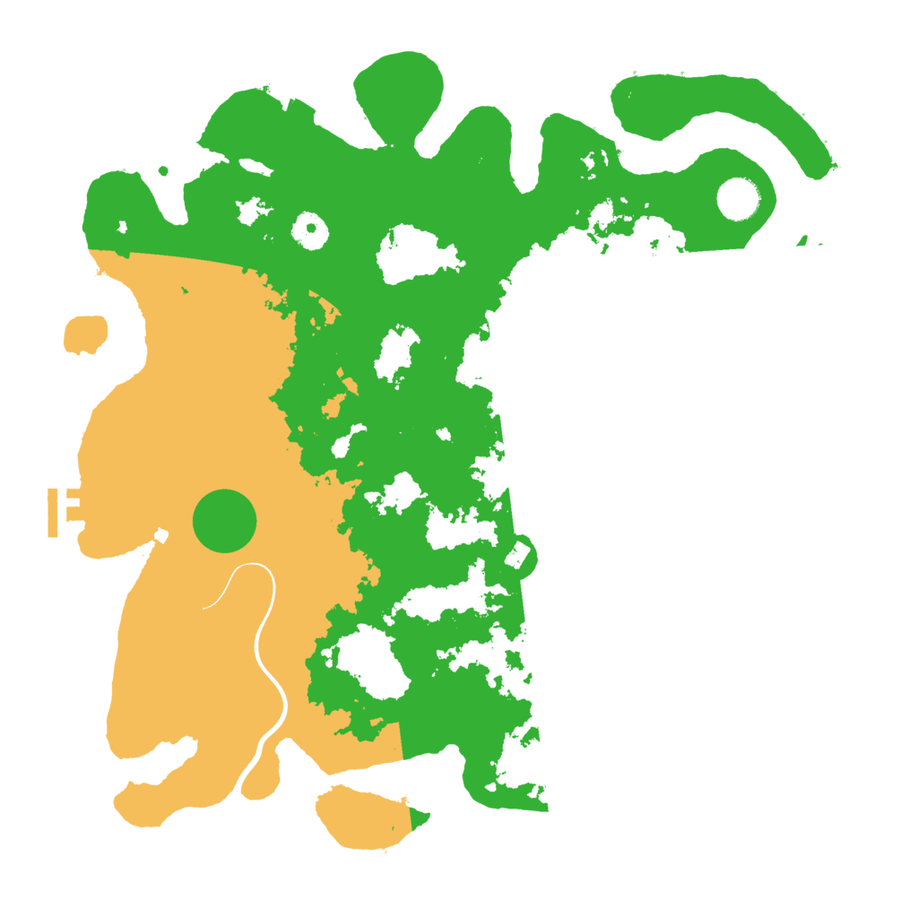 Biome Rust Map: Procedural Map, Size: 3800, Seed: 4875926