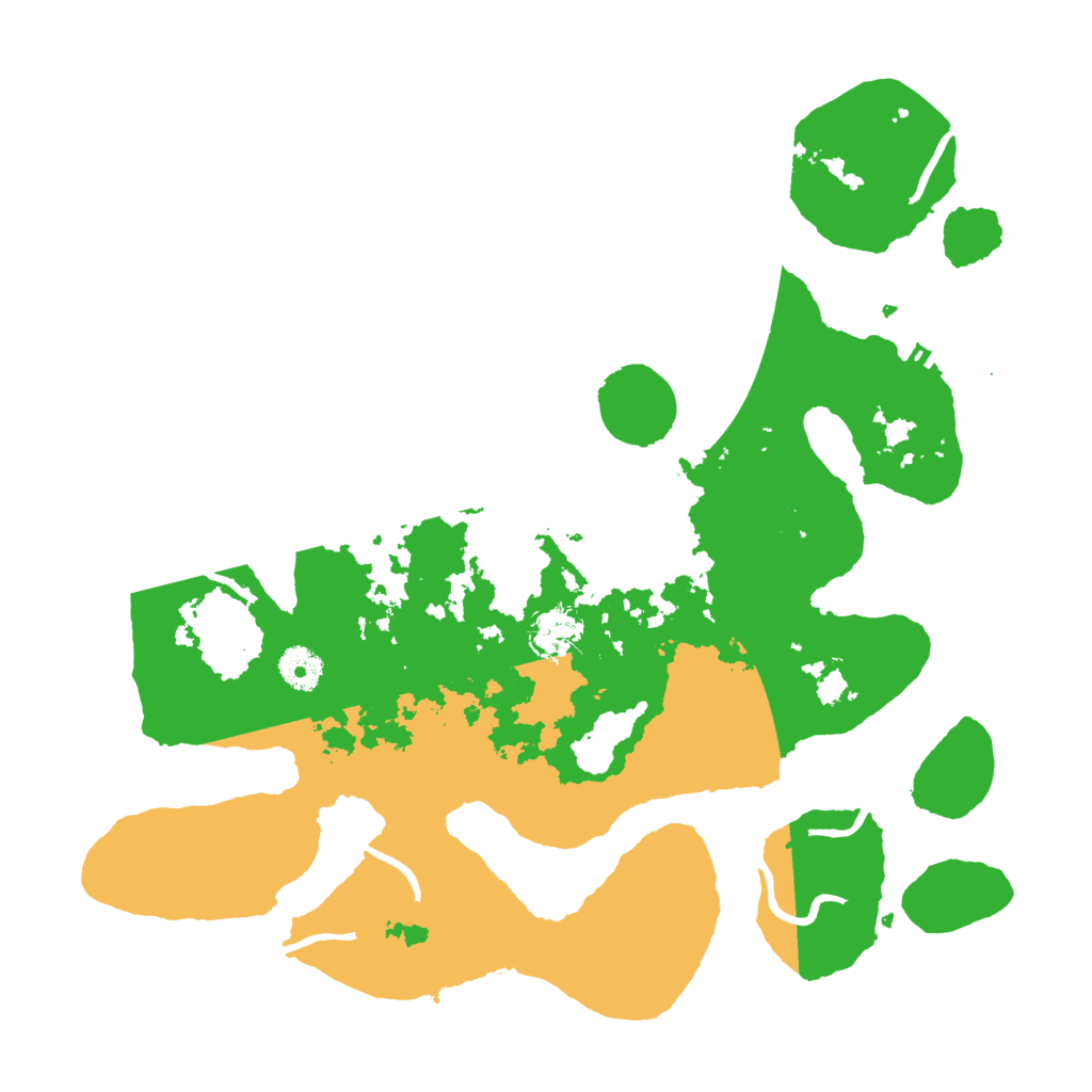 Biome Rust Map: Procedural Map, Size: 3800, Seed: 5422278