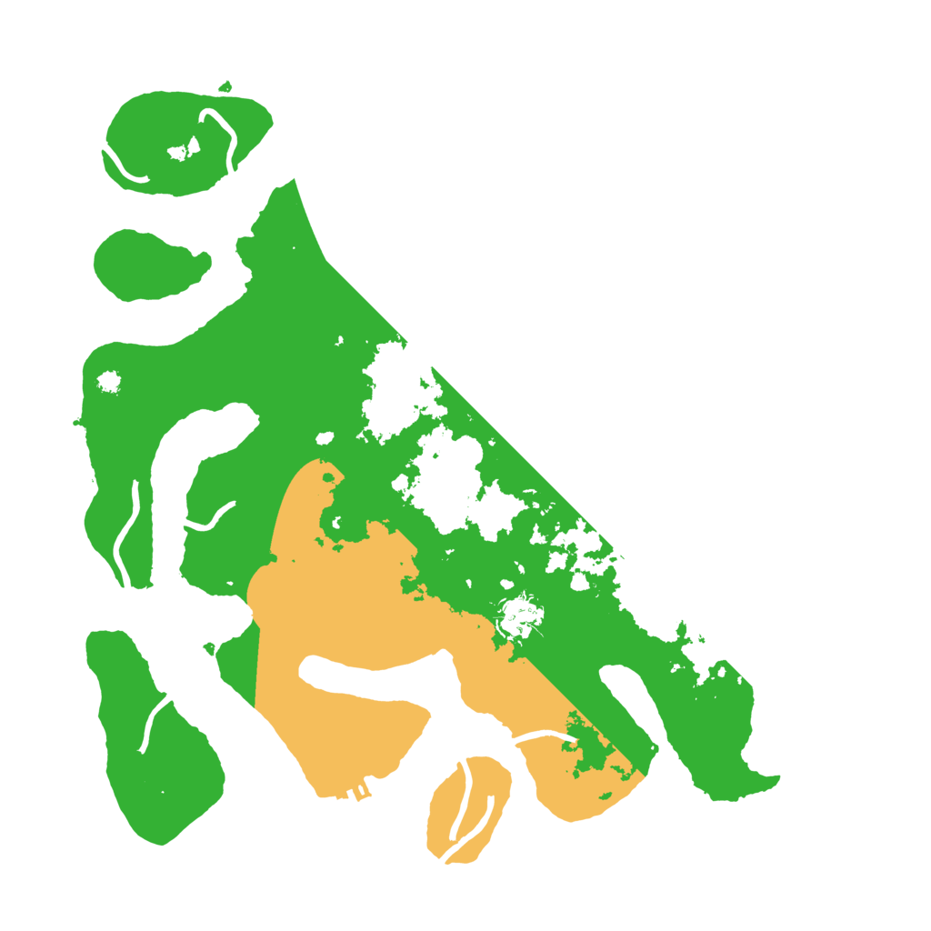 Biome Rust Map: Procedural Map, Size: 3700, Seed: 2059761