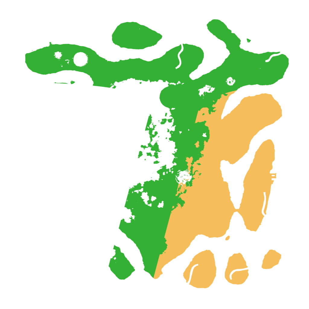 Biome Rust Map: Procedural Map, Size: 3800, Seed: 5129684