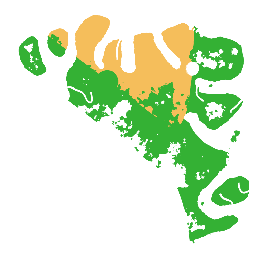 Biome Rust Map: Procedural Map, Size: 3500, Seed: 6280588