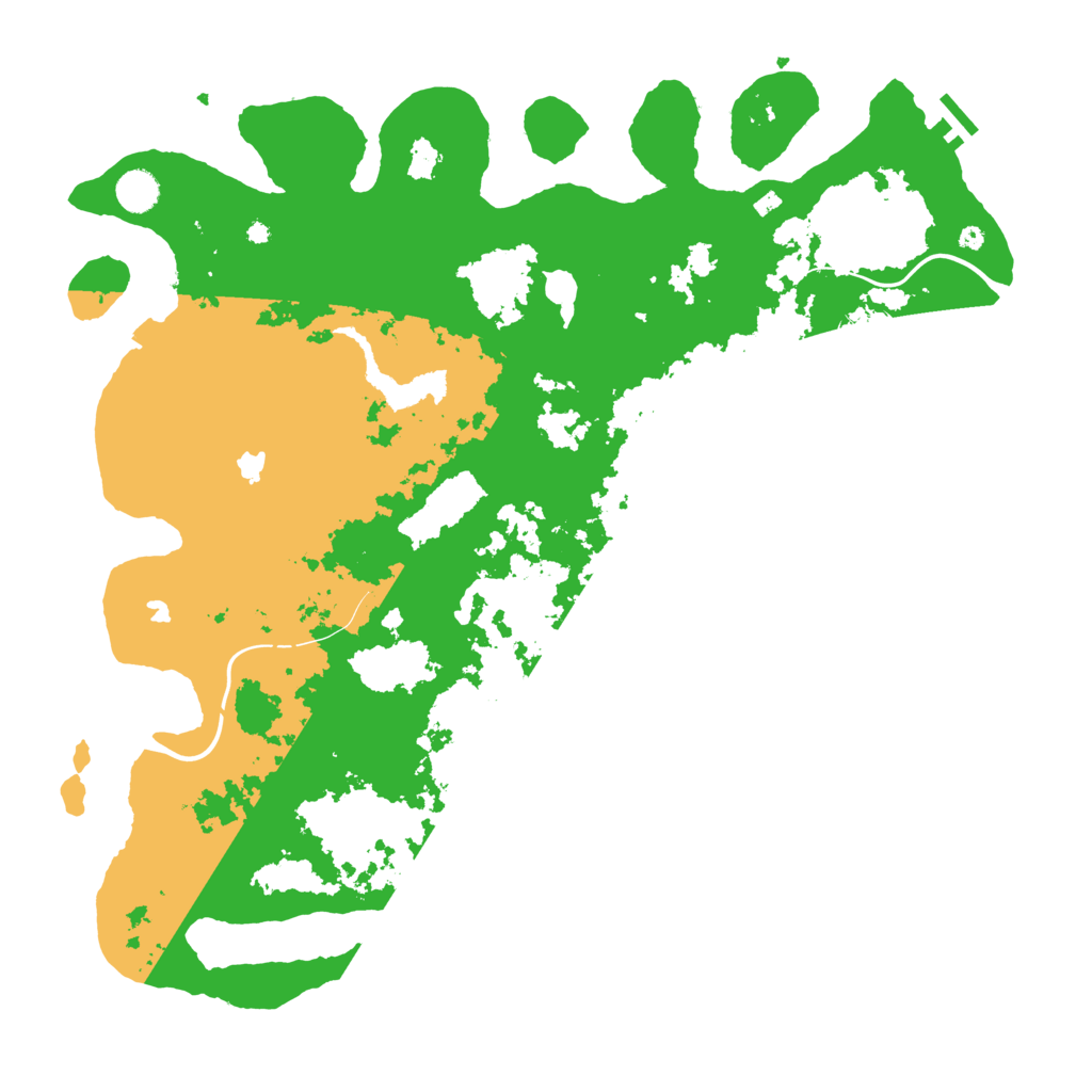 Biome Rust Map: Procedural Map, Size: 4500, Seed: 1084136777