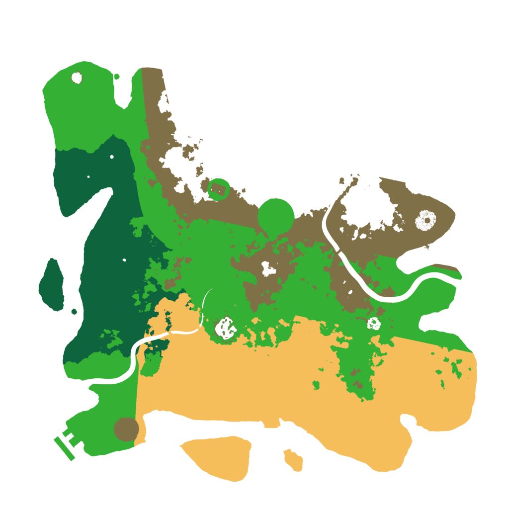 Biome Rust Map: Procedural Map, Size: 3700, Seed: 4905698