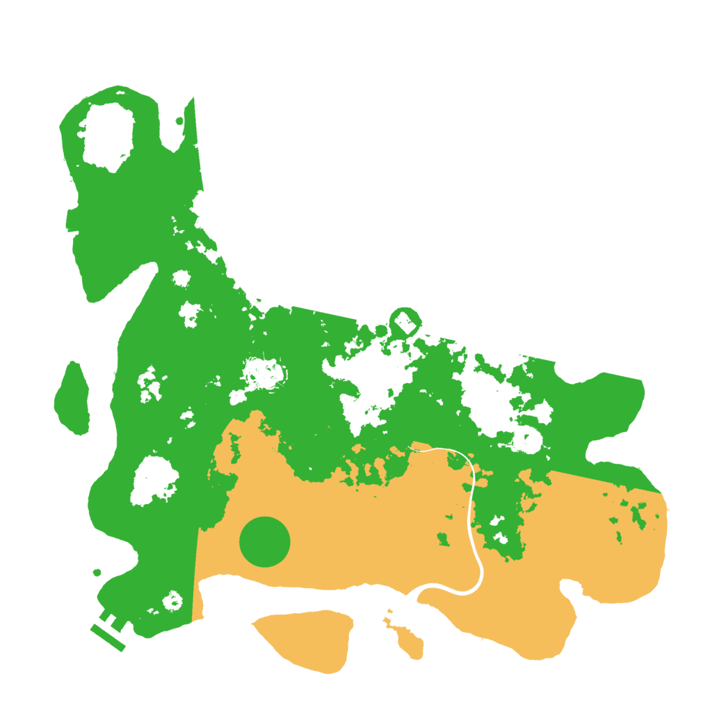 Biome Rust Map: Procedural Map, Size: 3700, Seed: 4905698