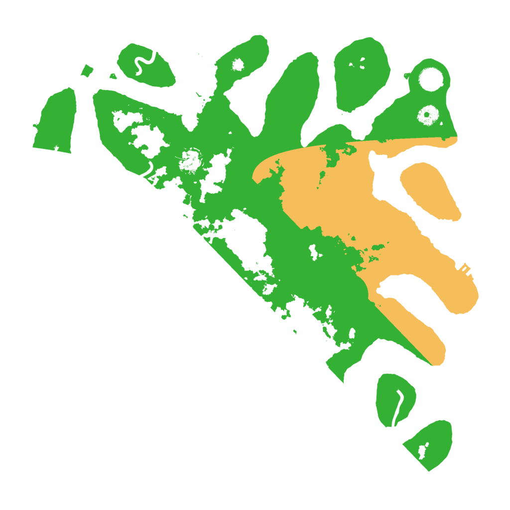 Biome Rust Map: Procedural Map, Size: 3800, Seed: 4409788