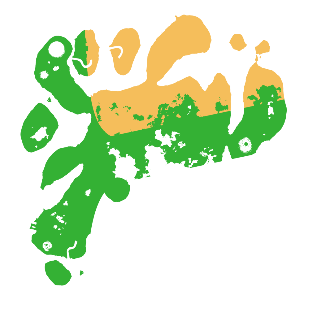 Biome Rust Map: Procedural Map, Size: 3500, Seed: 5594733