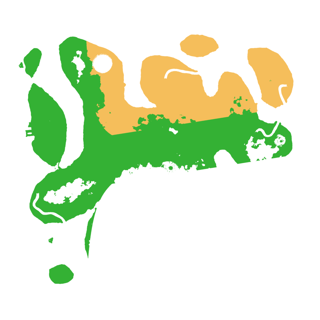 Biome Rust Map: Procedural Map, Size: 3000, Seed: 41511