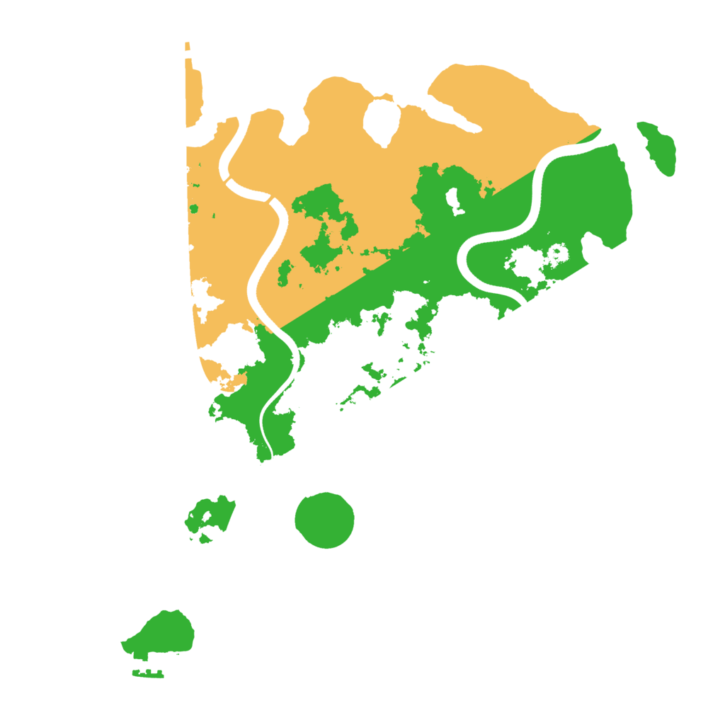 Biome Rust Map: Procedural Map, Size: 3500, Seed: 4360947