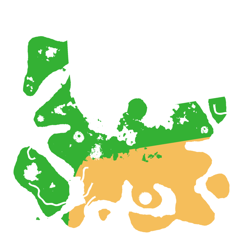 Biome Rust Map: Procedural Map, Size: 3500, Seed: 1283200