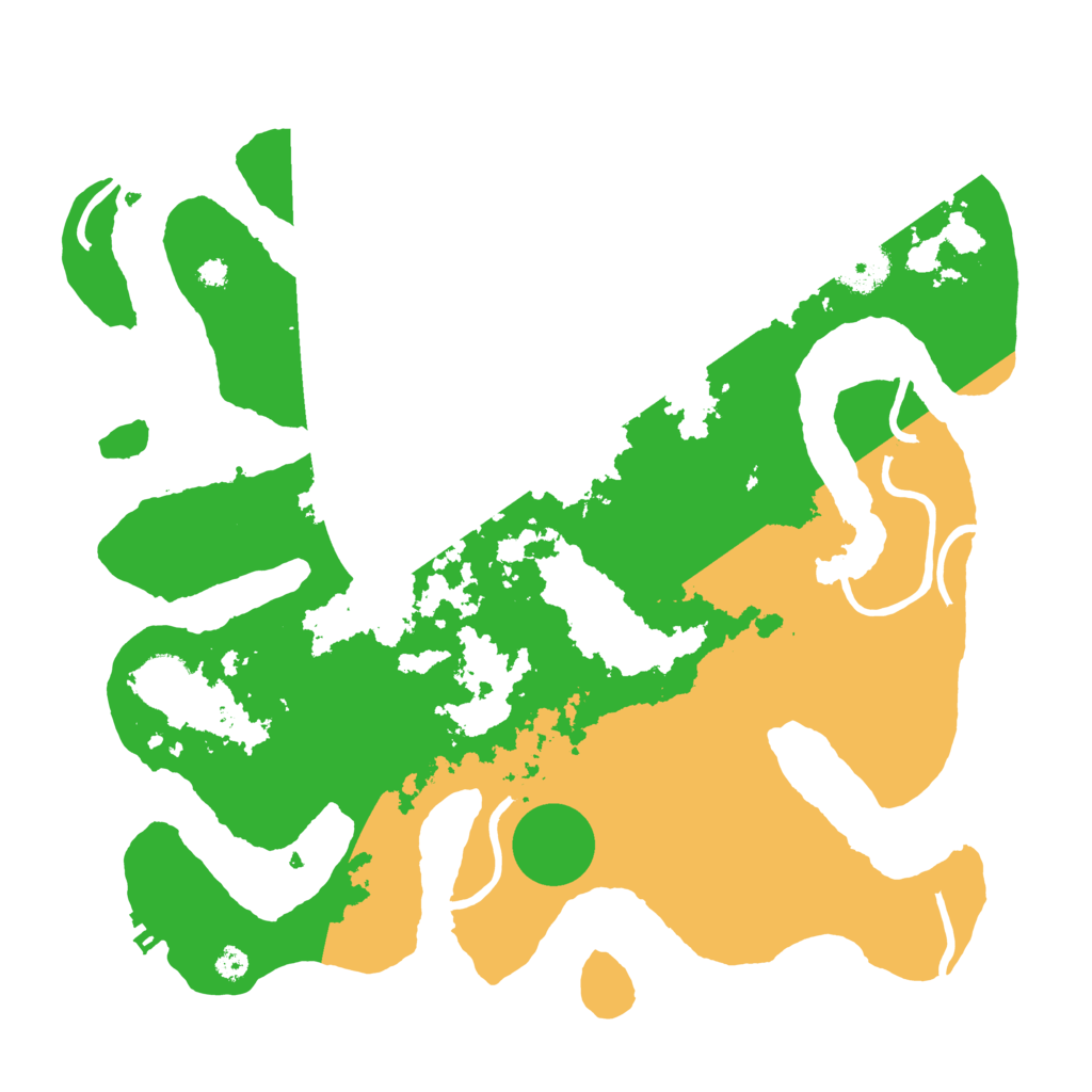 Biome Rust Map: Procedural Map, Size: 3500, Seed: 6343026