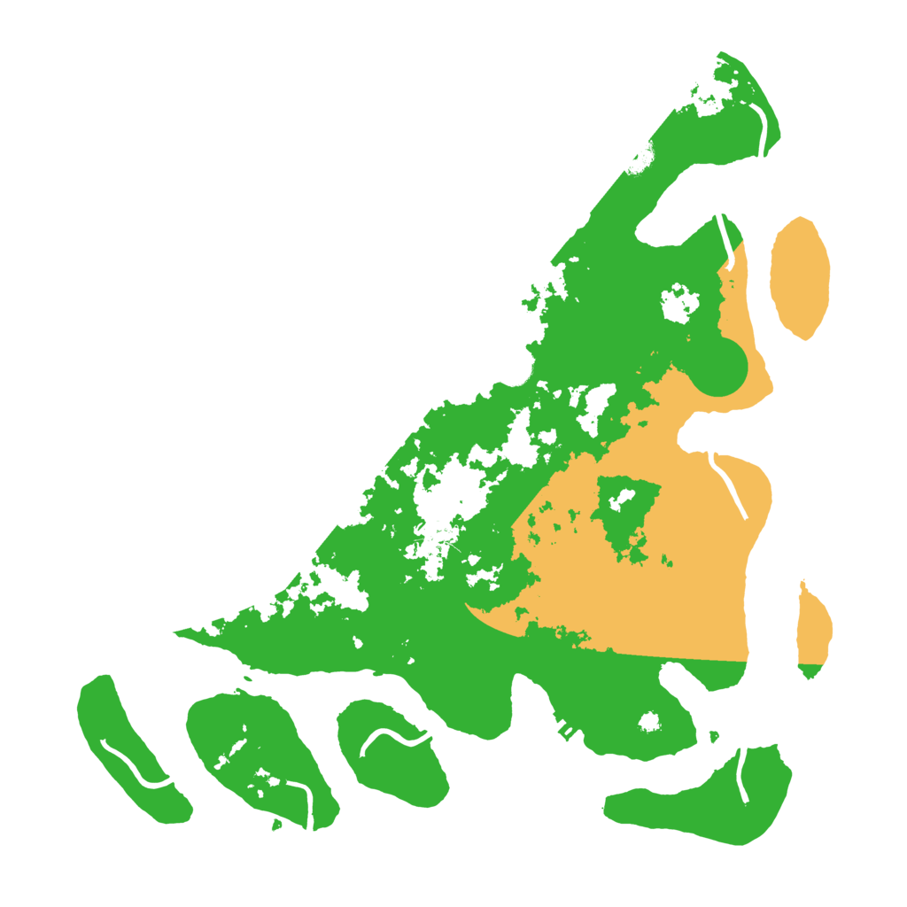 Biome Rust Map: Procedural Map, Size: 4000, Seed: 1553886