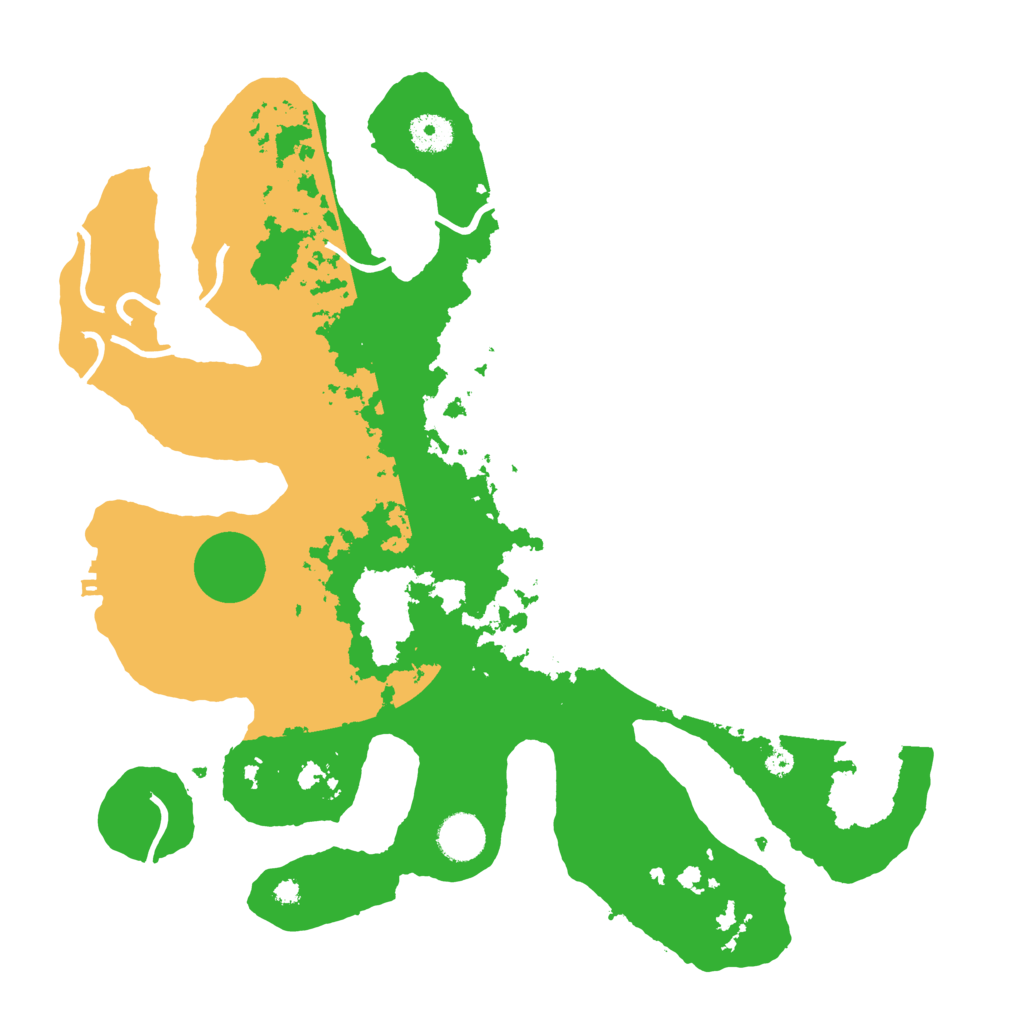 Biome Rust Map: Procedural Map, Size: 3800, Seed: 3564589