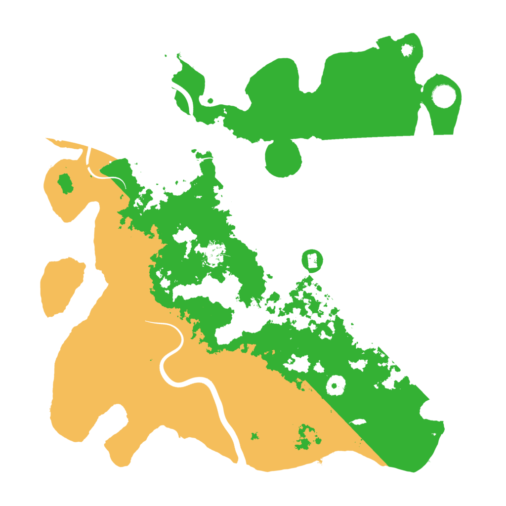 Biome Rust Map: Procedural Map, Size: 3800, Seed: 3701356