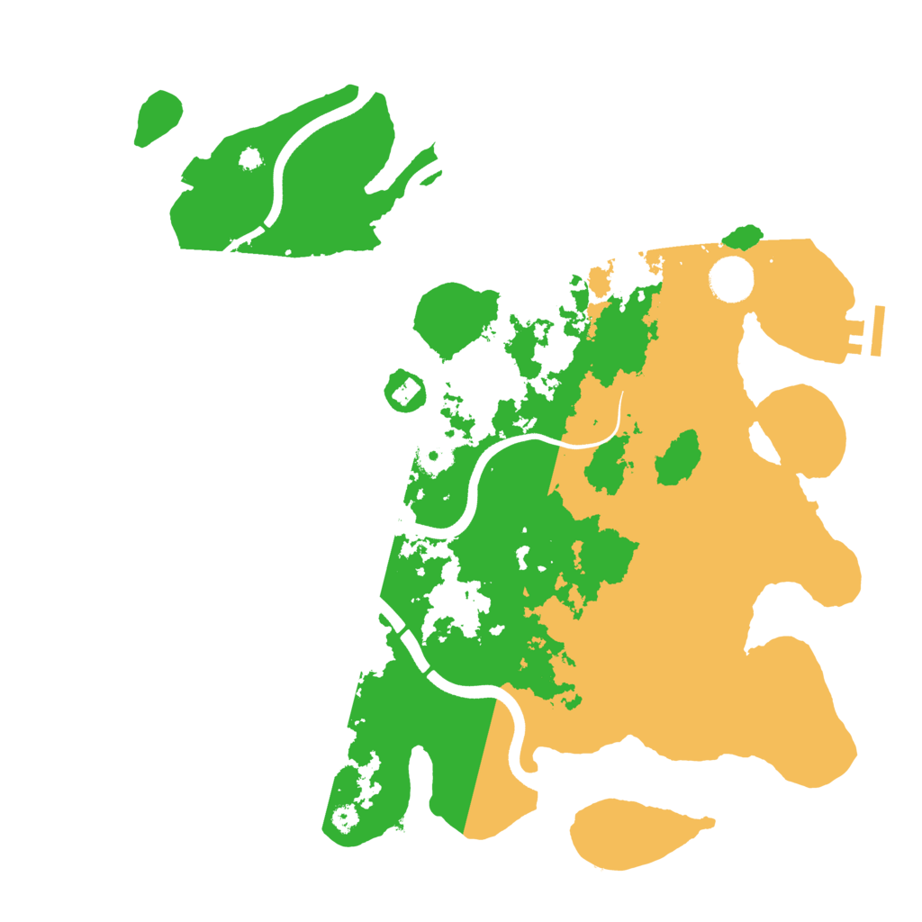 Biome Rust Map: Procedural Map, Size: 3700, Seed: 6425833