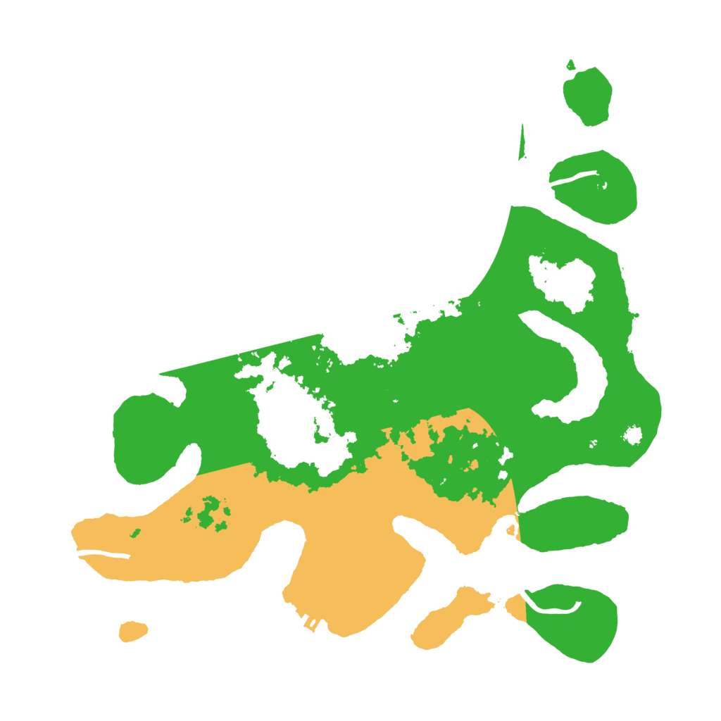 Biome Rust Map: Procedural Map, Size: 3550, Seed: 922585