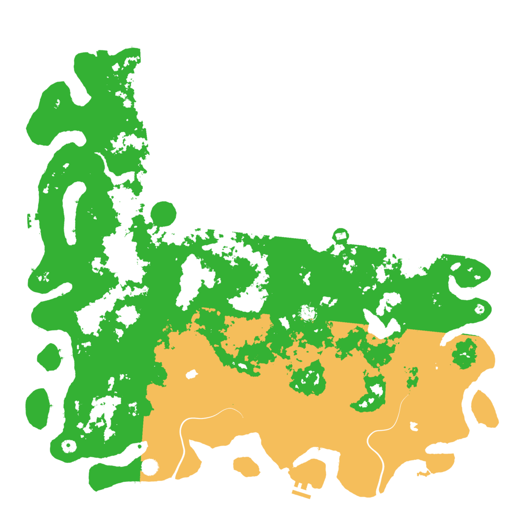 Biome Rust Map: Procedural Map, Size: 5500, Seed: 1114673266