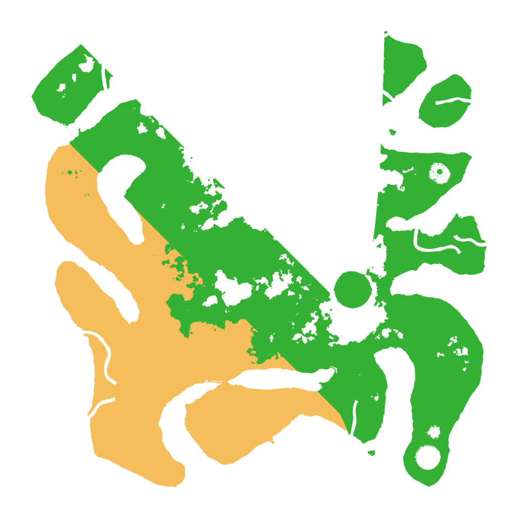 Biome Rust Map: Procedural Map, Size: 3800, Seed: 5214754